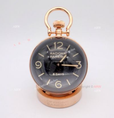 New 1:1 Replica Panerai Table Clock PAM 581 - High Quality Rose Gold Case